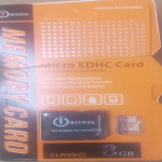 i access 8GB Memory card